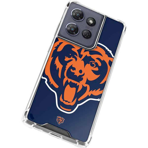 NFL Chicago Bears Large Logo Moto G Play 5G (2025) Clear Case